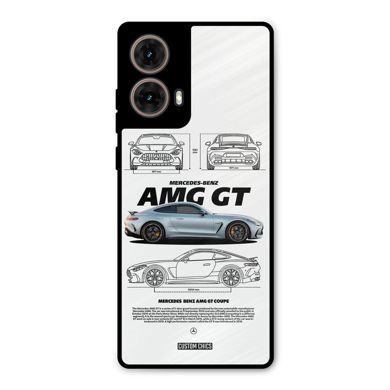 Merc AMG GT Moto G85 Mobile Back Cover - Car&Bike PrintShield Case