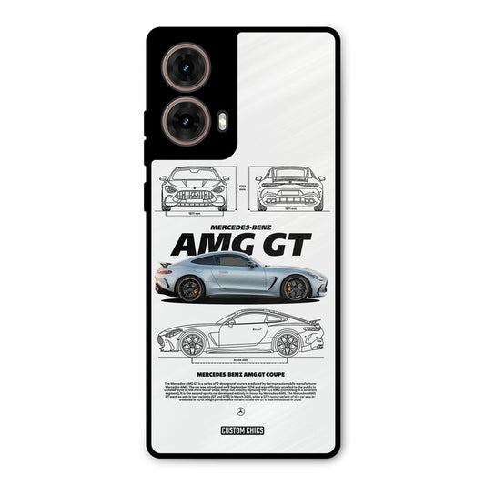 Merc AMG GT Moto G85 Mobile Back Cover - Car&Bike PrintShield Case