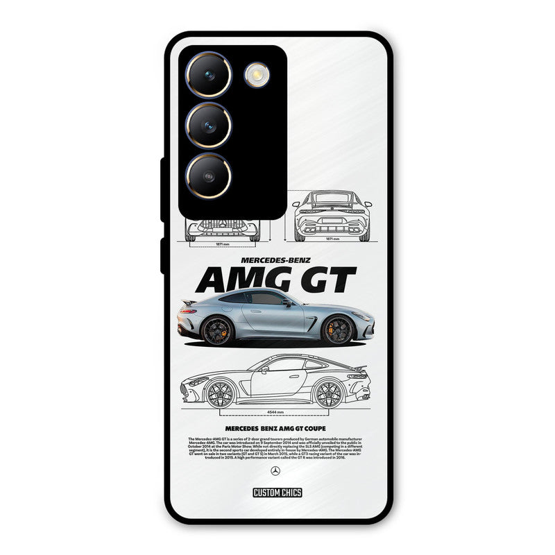 Merc AMG GT Vivo Y200e Mobile Back Cover - Car&Bike PrintShield Case