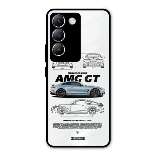Merc AMG GT Vivo Y200e Mobile Back Cover - Car&Bike PrintShield Case