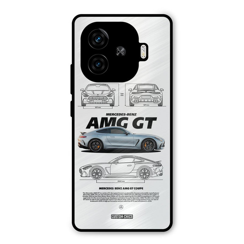 Merc AMG GT iQoo Z9 Turbo Mobile Back Cover - Car&Bike PrintShield Case