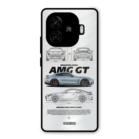 Merc AMG GT iQoo Z9 Turbo Mobile Back Cover - Car&Bike PrintShield Case