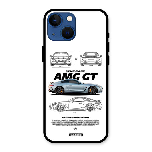 Merc AMG GT iPhone 13 Mini Mobile Back Cover - Car&Bike PrintShield Case