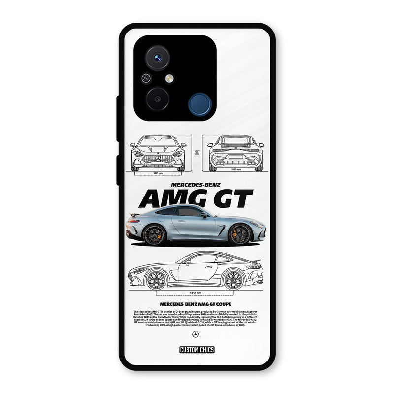 Merc AMG GT Redmi 12c Mobile Back Cover - Car&Bike PrintShield Case