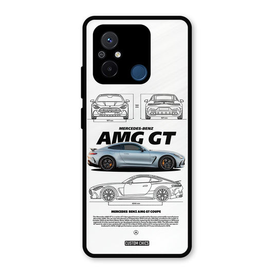 Merc AMG GT Redmi 12c Mobile Back Cover - Car&Bike PrintShield Case