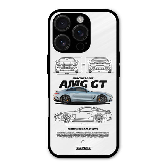 Merc AMG GT iPhone 16 Pro Mobile Back Cover - Car&Bike PrintShield Case
