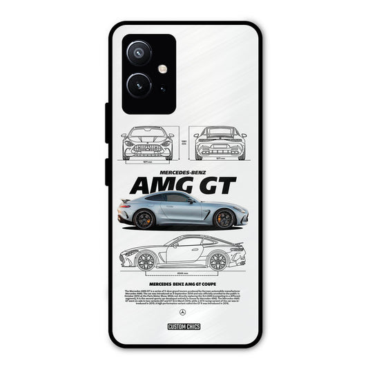 Merc AMG GT Vivo Y75 5G Mobile Back Cover - Car&Bike PrintShield Case