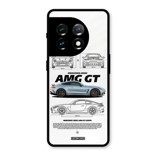 Merc AMG GT OnePlus 11 Mobile Back Cover - Car&Bike PrintShield Case