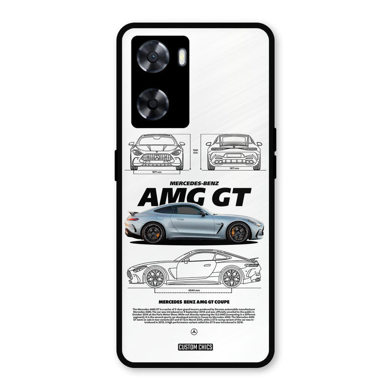 Merc AMG GT Oppo A57 2022 Mobile Back Cover - Car&Bike PrintShield Case
