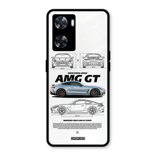 Merc AMG GT Oppo A57 2022 Mobile Back Cover - Car&Bike PrintShield Case