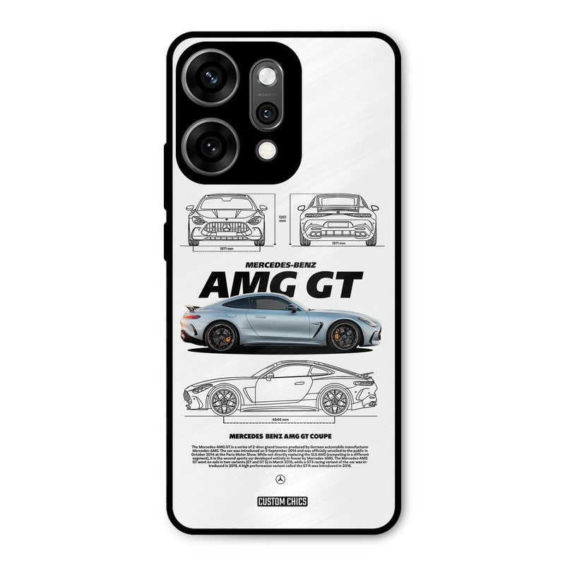 Merc AMG GT Oppo Reno 14 Pro Mobile Back Cover - Car&Bike PrintShield Case