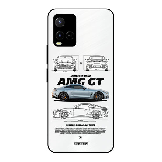 Merc AMG GT Vivo Y33s Mobile Back Cover - Car&Bike PrintShield Case