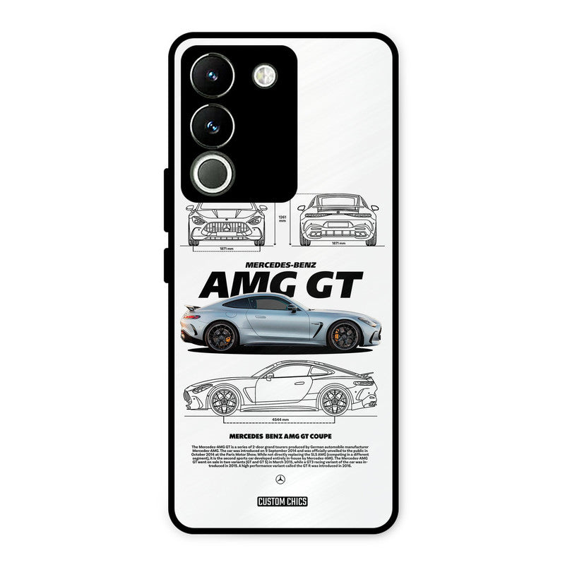 Merc AMG GT Vivo Y200 Mobile Back Cover - Car&Bike PrintShield Case