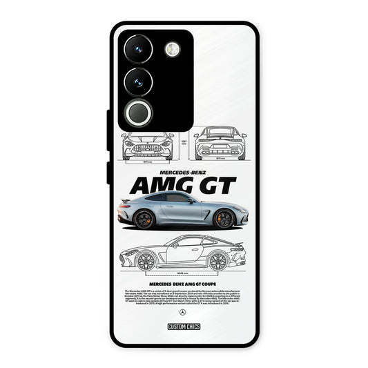 Merc AMG GT Vivo Y200 Mobile Back Cover - Car&Bike PrintShield Case