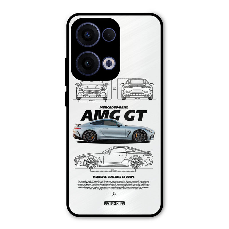 Merc AMG GT Oppo Reno 13 5G Mobile Back Cover - Car&Bike PrintShield Case
