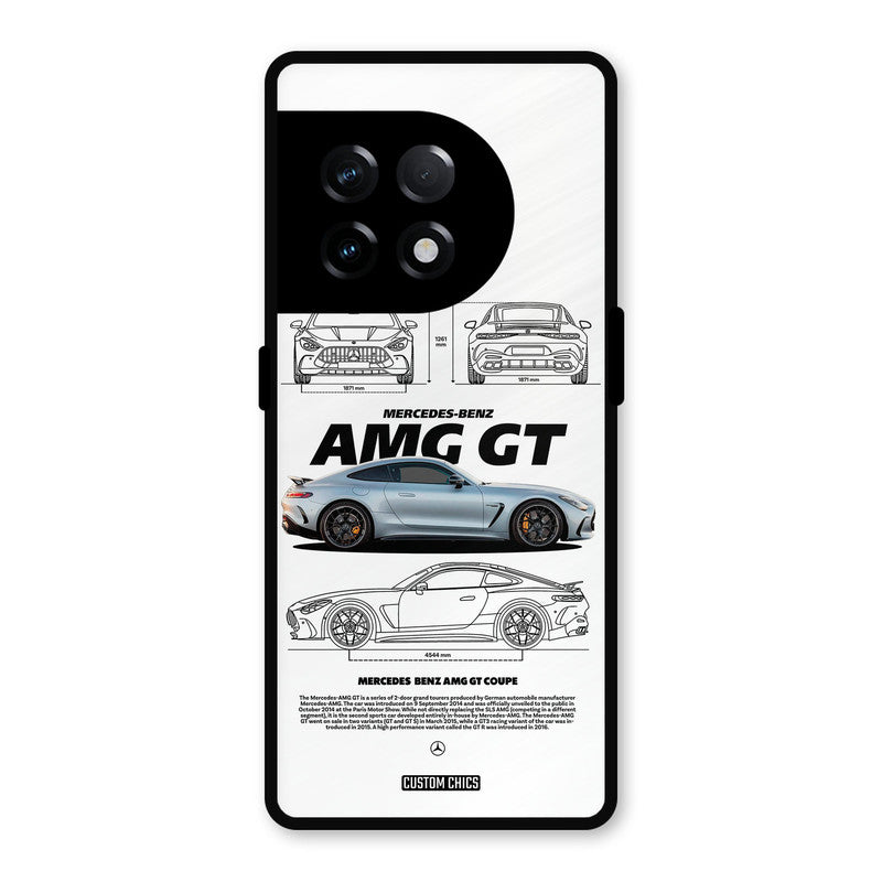 Merc AMG GT OnePlus 11R Mobile Back Cover - Car&Bike PrintShield Case