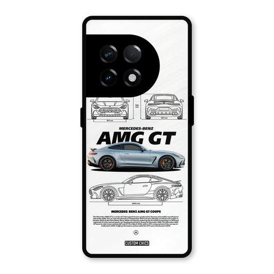 Merc AMG GT OnePlus 11R Mobile Back Cover - Car&Bike PrintShield Case
