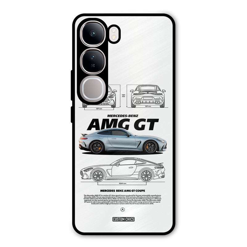 Merc AMG GT Vivo Y300 Mobile Back Cover - Car&Bike PrintShield Case