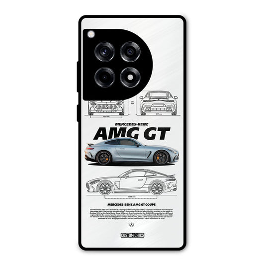 Merc AMG GT OnePlus 12R Mobile Back Cover - Car&Bike PrintShield Case