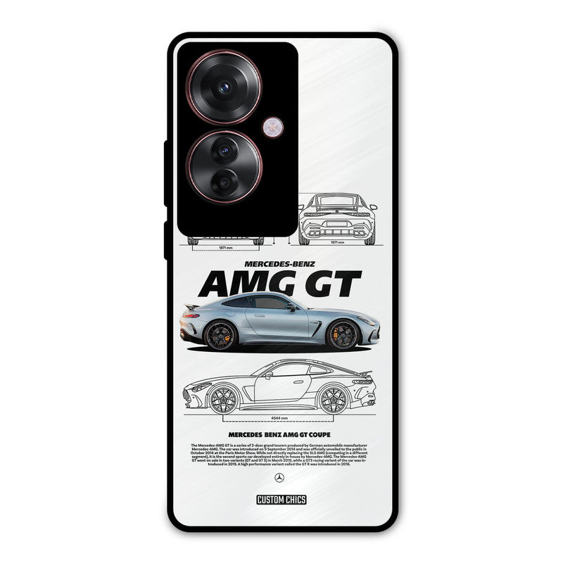 Merc AMG GT Oppo F25 Pro Mobile Back Cover - Car&Bike PrintShield Case