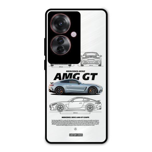 Merc AMG GT Oppo F25 Pro Mobile Back Cover - Car&Bike PrintShield Case