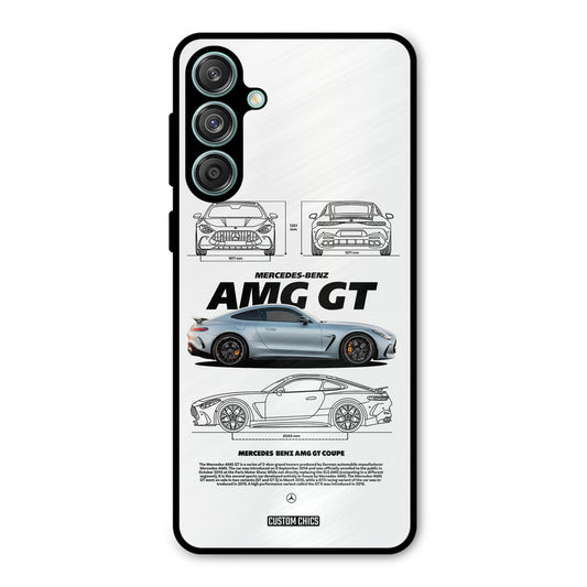 Merc AMG GT Samsung Galaxy M55 5G Mobile Back Cover - Car&Bike PrintShield Case