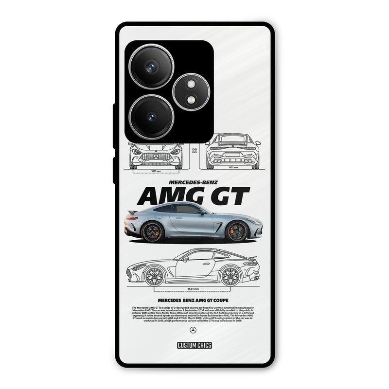 Merc AMG GT Realme GT 6T Mobile Back Cover - Car&Bike PrintShield Case