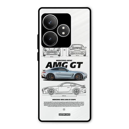 Merc AMG GT Realme GT 6T Mobile Back Cover - Car&Bike PrintShield Case