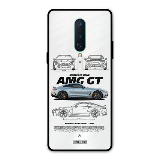 Merc AMG GT Oneplus 8 Mobile Back Cover - Car&Bike PrintShield Case