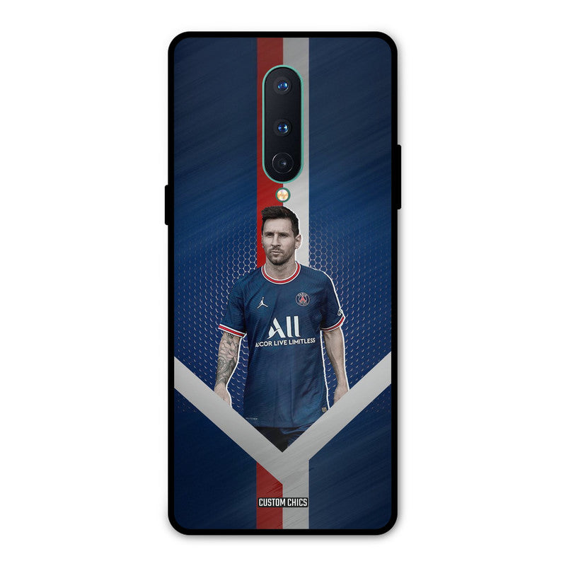 Messi Angle Art Oneplus 8 Mobile Back Cover - Sports PrintShield Case