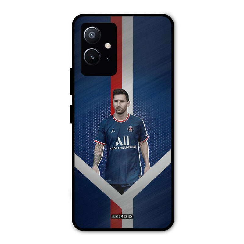 Messi Angle Art Vivo Y75 5G Mobile Back Cover - Sports PrintShield Case