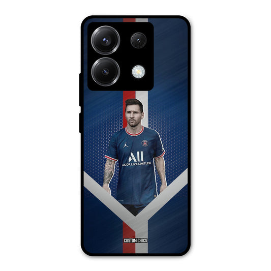 Messi Angle Art Poco X6 Mobile Back Cover - Sports PrintShield Case