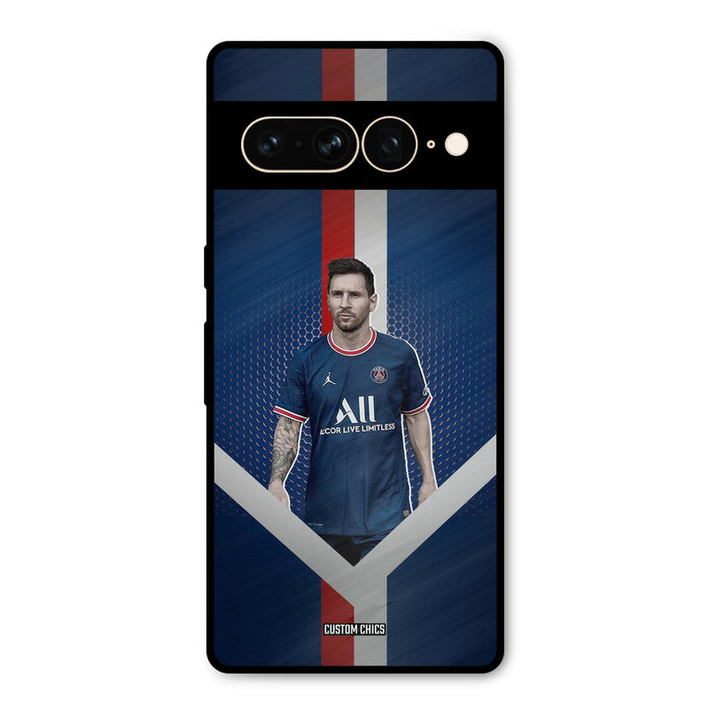 Messi Angle Art Google Pixel 7 Pro Mobile Back Cover - Sports PrintShield Case