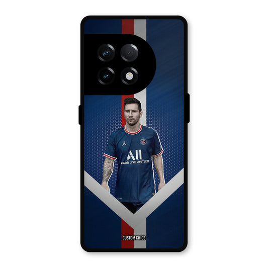 Messi Angle Art OnePlus 11R Mobile Back Cover - Sports PrintShield Case