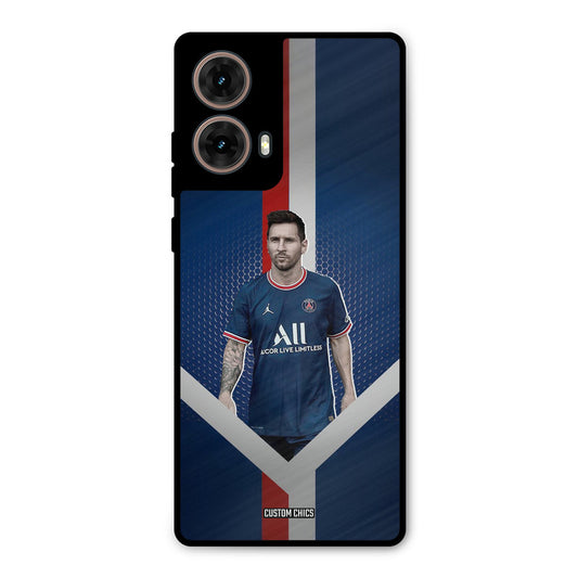 Messi Angle Art Moto G85 Mobile Back Cover - Sports PrintShield Case