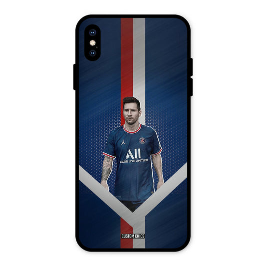Messi Angle Art iPhone XS Max Mobile Back Cover - Sports PrintShield Case