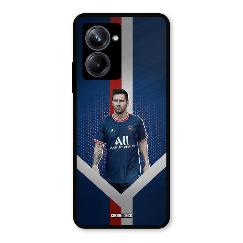 Messi Angle Art Realme 10 Pro Mobile Back Cover - Sports PrintShield Case