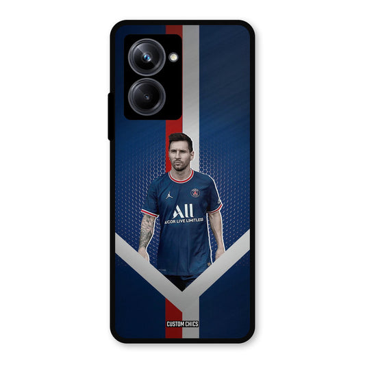 Messi Angle Art Realme 10 Pro Mobile Back Cover - Sports PrintShield Case
