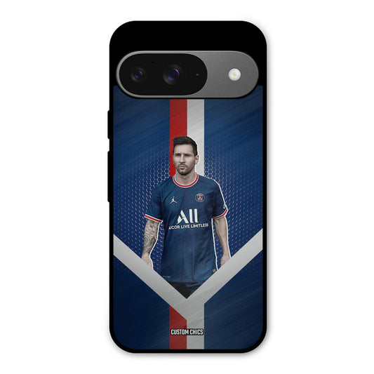 Messi Angle Art Google Pixel 9 Mobile Back Cover - Sports PrintShield Case
