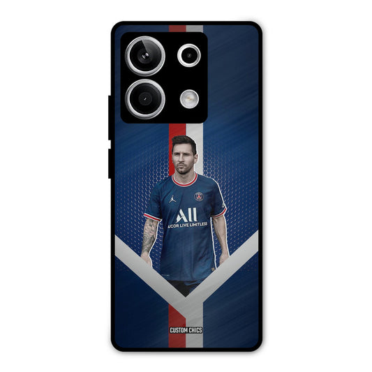 Messi Angle Art Redmi Note 13 5G Mobile Back Cover - Sports PrintShield Case