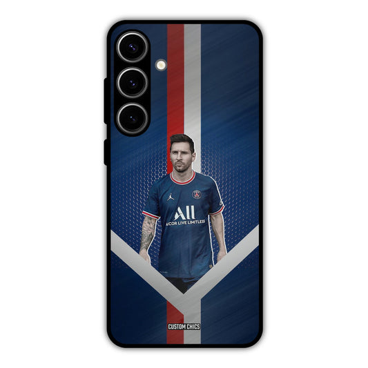 Messi Angle Art Samsung Galaxy S24 Plus Mobile Back Cover - Sports PrintShield Case