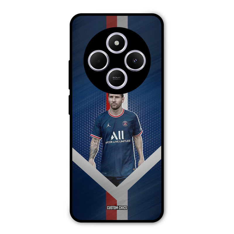 Messi Angle Art Poco C75 Mobile Back Cover - Sports PrintShield Case