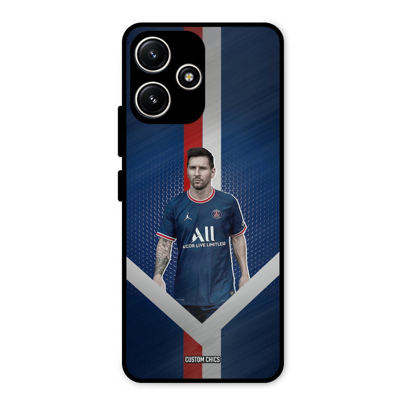Messi Angle Art Redmi 12 5G Mobile Back Cover - Sports PrintShield Case