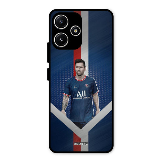 Messi Angle Art Redmi 12 5G Mobile Back Cover - Sports PrintShield Case