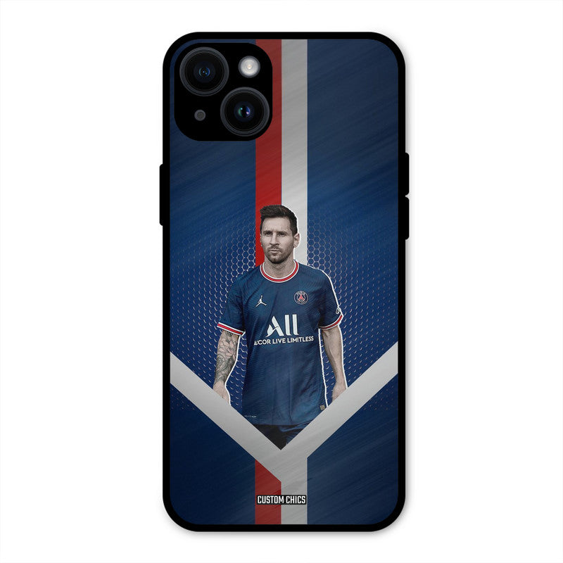 Messi Angle Art  iPhone 14 Plus Mobile Back Cover - Sports PrintShield Case