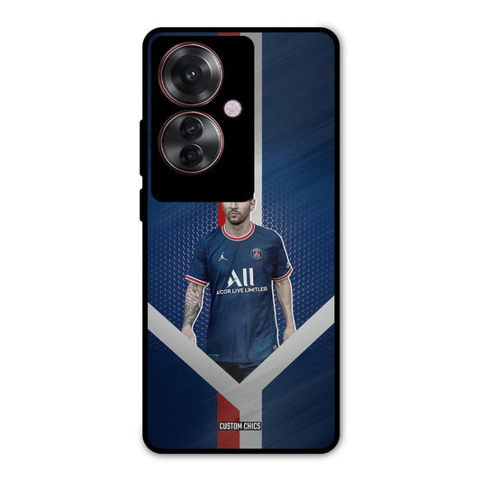 Messi Angle Art Oppo F25 Pro Mobile Back Cover - Sports PrintShield Case