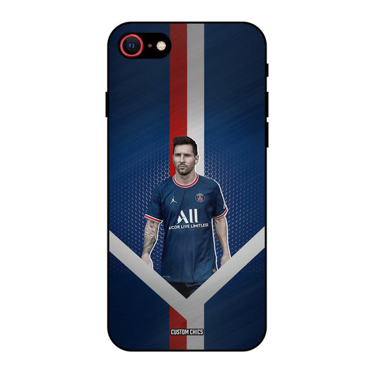 Messi Angle Art iPhone SE 2020 Mobile Back Cover - Sports PrintShield Case