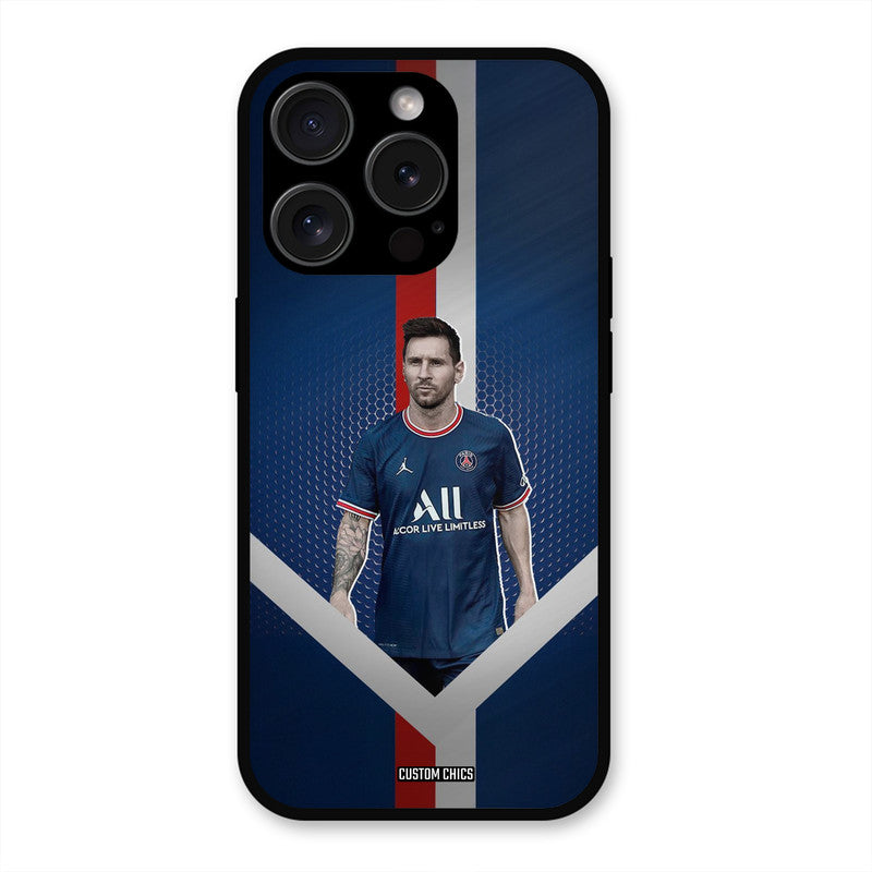 Messi Angle Art  iPhone 15 Pro Mobile Back Cover - Sports PrintShield Case