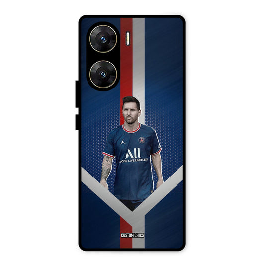 Messi Angle Art Vivo V29e Mobile Back Cover - Sports PrintShield Case