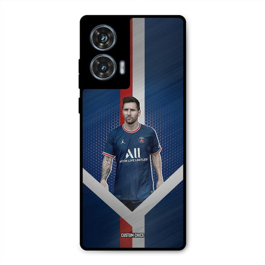 Messi Angle Art Moto G96 Mobile Back Cover - Sports PrintShield Case